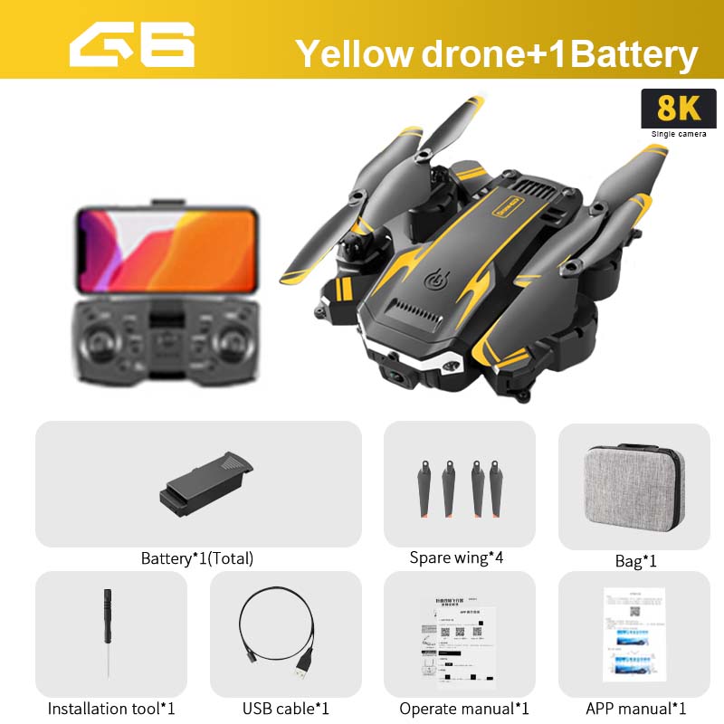 Xiaomi MiJia G6 Drone 8K 5G Professional HD Aerial Photography GPS Omnidirectional Obstacle Avoidance Quadcopter Distance 5000M