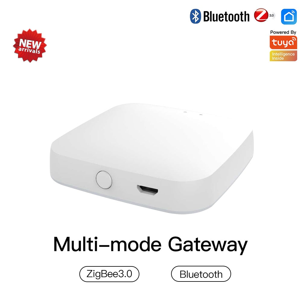 MOES Tuya ZigBee/BLE Smart Gateway Hub Smart Home Bridge Smart Life APP Wireless Remote Controller Works with Alexa Google Home