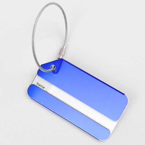 New Fashion Luggage Tags Aluminium Alloy Women Men Travel  Luggage  Suitcase  Name  Label Holder Travel Accessories