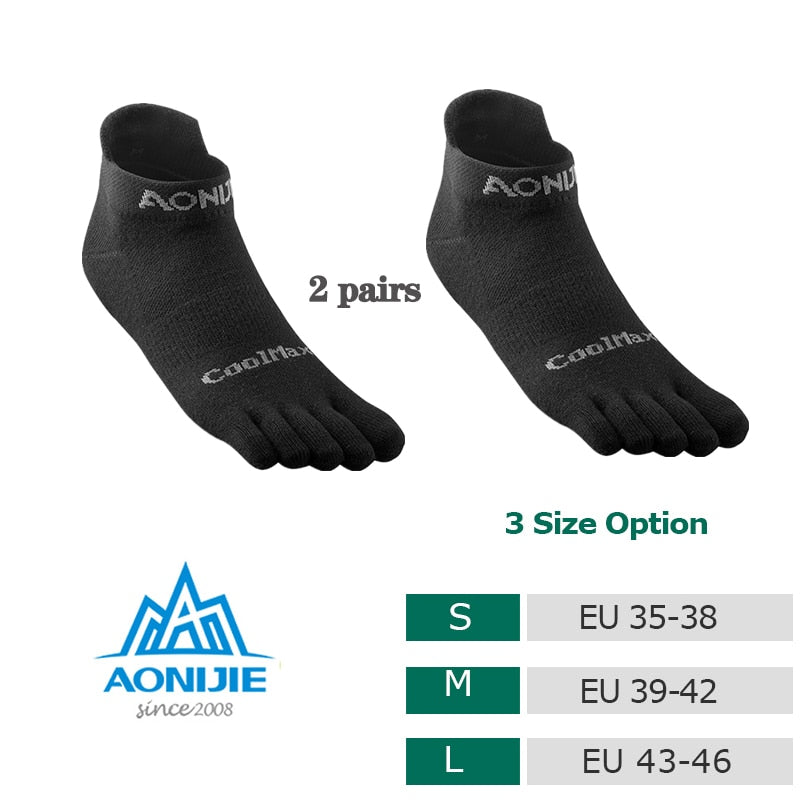 Toe Socks 2019 New CoolSpec Run Lightweight No-show Blister prevention Five Fingers Running Basketball Yoga Socks Men