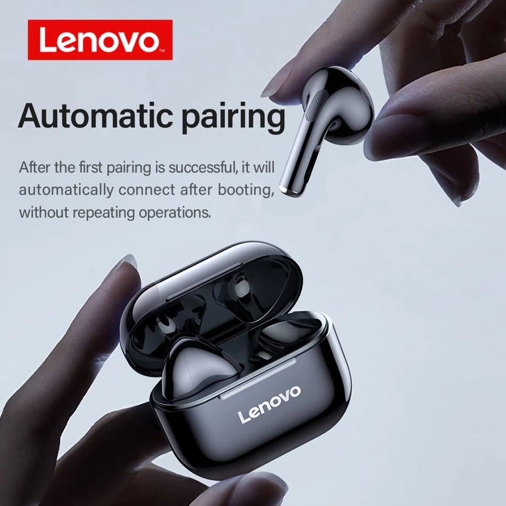 Lenovo lp40 pro /LP40 Bluetooth Earphone 5.0 Immersive Sound  TWS With Microphone Touch Control For Long Standby Time Motion