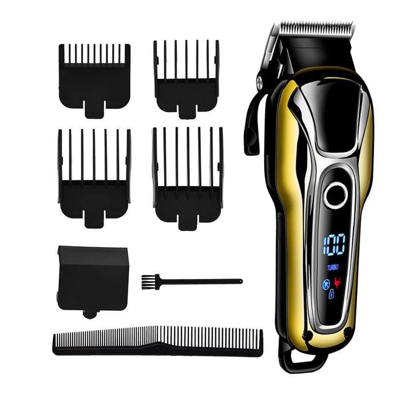 WEASTI Clipper Rechargeable Electric Hair Cutting Machine Professional Barber Trimmer Electr Shaver Cordless Finishing Blade