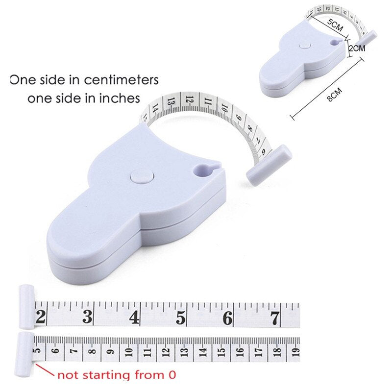 Automatic Telescopic Tape Measure Body Measuring Tape Centimeter Tapes for Body Meter Measure Metric Tapes Sewing Ruler Tools