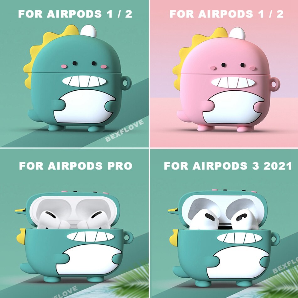 3D Hearphone Case For Airpods 2 3 Pro 1 Case Silicone Cute Earphone Cover for Apple Air Pods Pro 2 3 1 Earpods Case Charging BOX