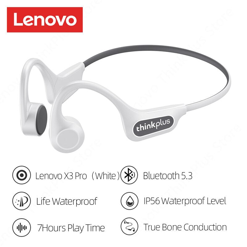 Lenovo Wireless Headphones Bluetooth Earphones X3 X4 X5 X3 Pro Headset Hifi Wireless Earbuds With Microphone Waterproof Earpods