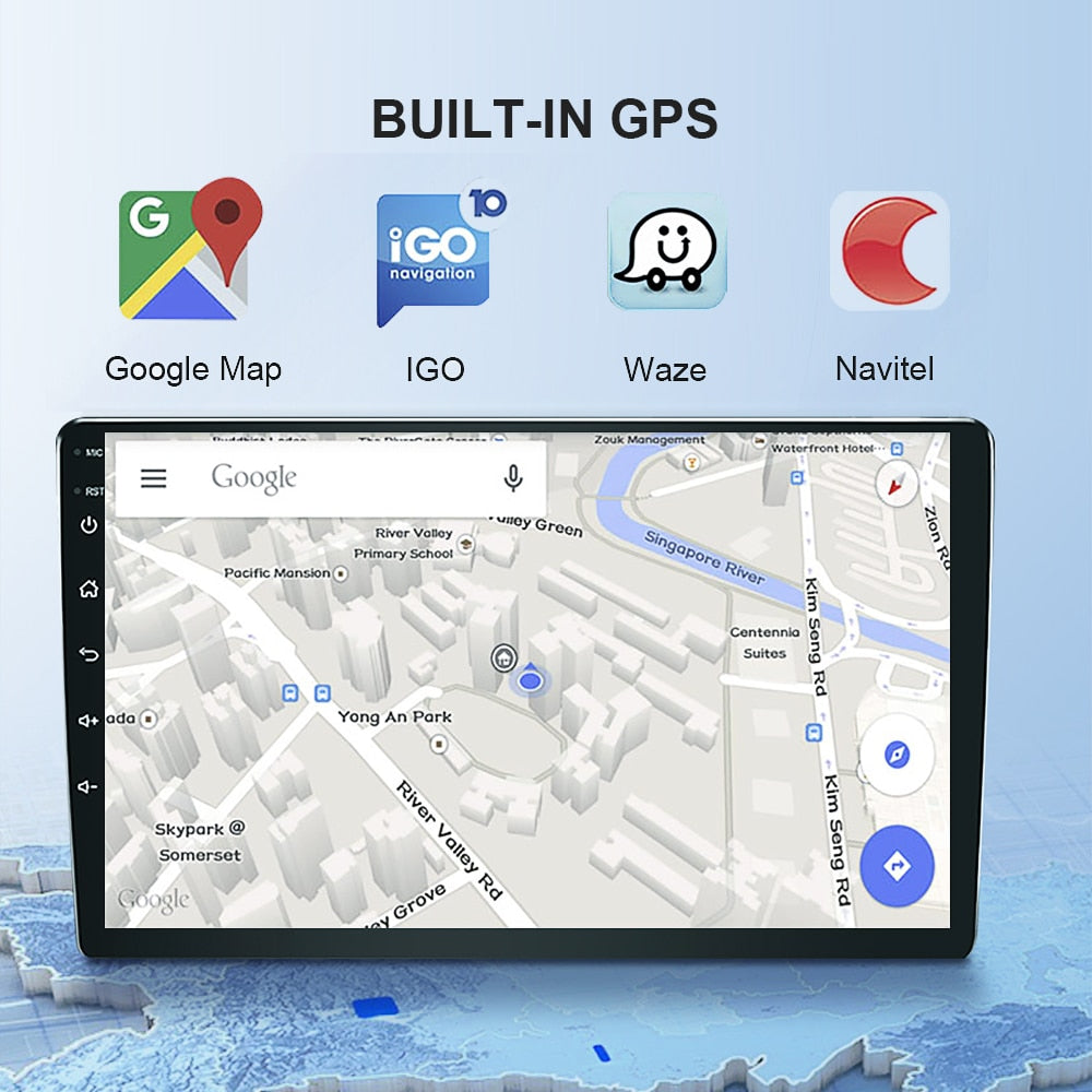 JIULUNET 1din Android 12 Radio 7 INCH Wireless Carplay Car Multimedia Player Universal 1 Din GPS Navigation For VW KIA Nissan
