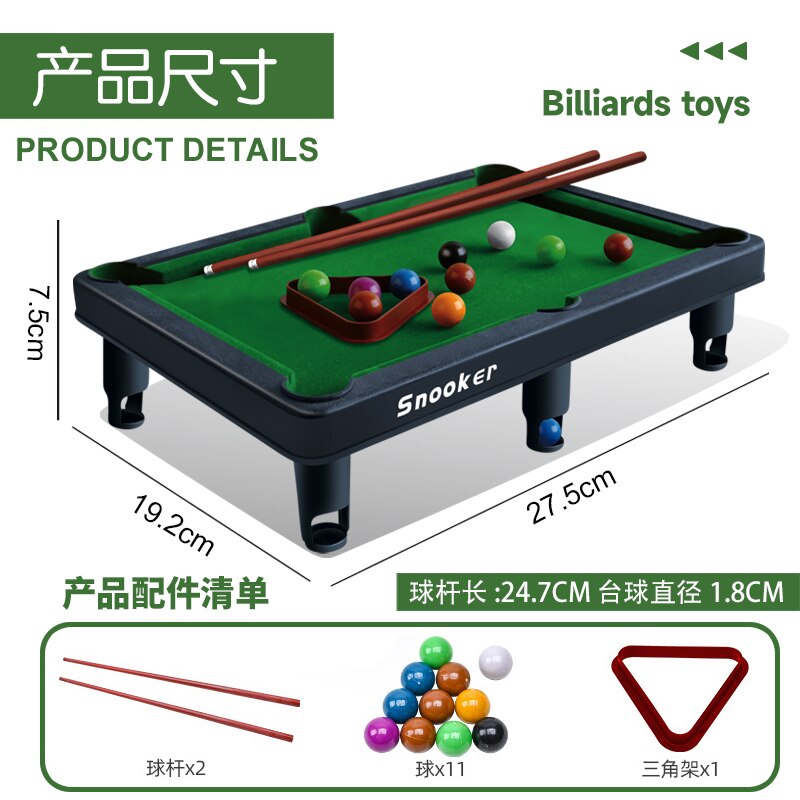 New Board Games mini ball Billiards Snooker Home Party Montessori Sports Table Game Kids Toys Parent Child Interaction boys Gift