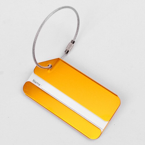 New Fashion Luggage Tags Aluminium Alloy Women Men Travel  Luggage  Suitcase  Name  Label Holder Travel Accessories