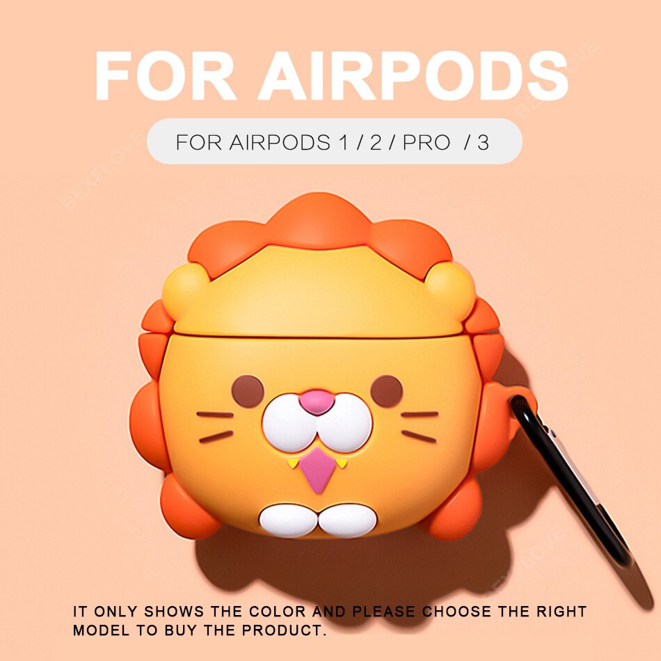 3D Hearphone Case For Airpods 2 3 Pro 1 Case Silicone Cute Earphone Cover for Apple Air Pods Pro 2 3 1 Earpods Case Charging BOX