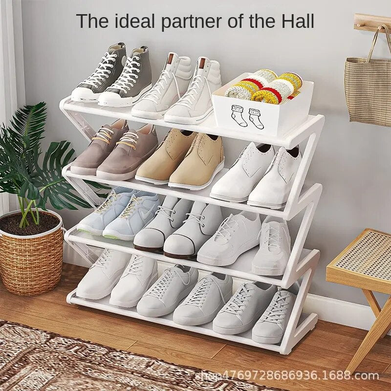 Futurism B  Wholesale Doorway Shoe Rack for Dormitories-Space Saving and Organizer Plastic Shoe Stand