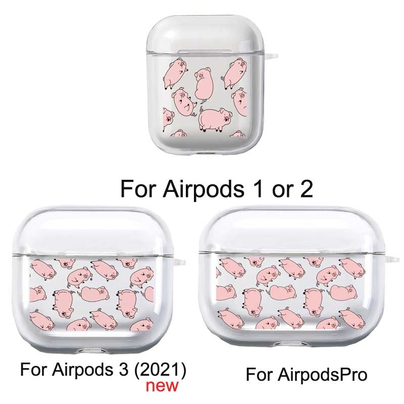 Lovely Cartoon Cover For Apple Airpods 2 /1 3 Case Earphone Coque Soft Protector Fundas For Airpods Pro Pods3 Covers Earpods