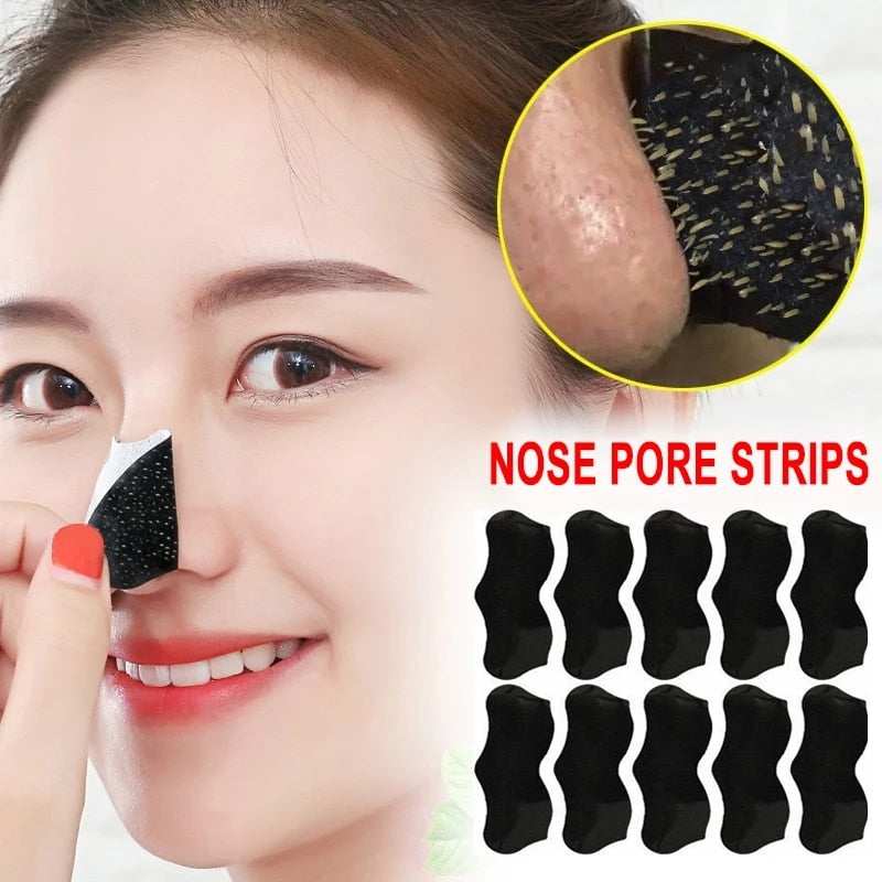 Blackhead Remover Nose Sticker Acne Treatment Mask Nose Sticker 5-60pc From Black Dots Cleaner Nose Pore Deep Cleaning Skin Care