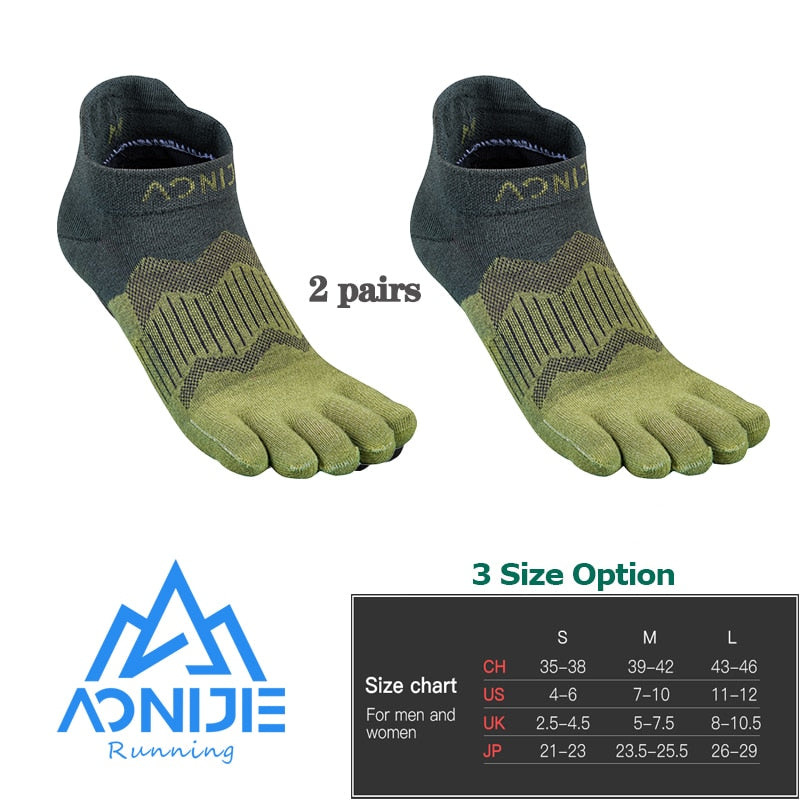 Toe Socks 2019 New CoolSpec Run Lightweight No-show Blister prevention Five Fingers Running Basketball Yoga Socks Men