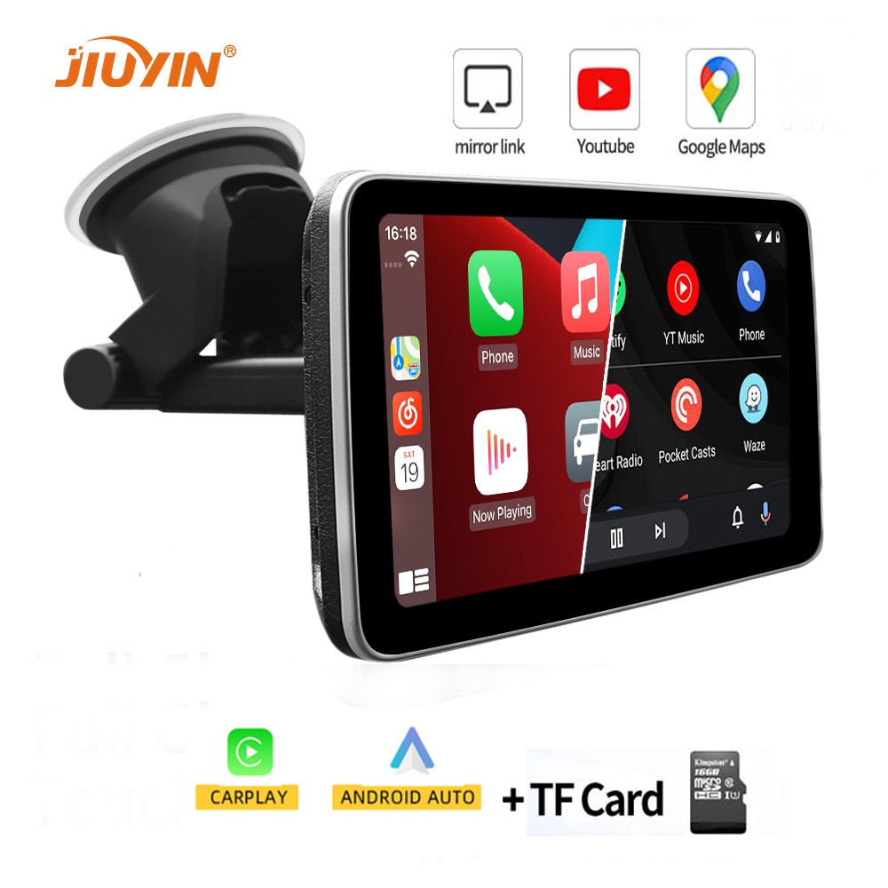 Universal 7inch Car Radio Multimedia Video Player Wireless Carplay  GPS Navigation Apple Android Auto Touch Screen