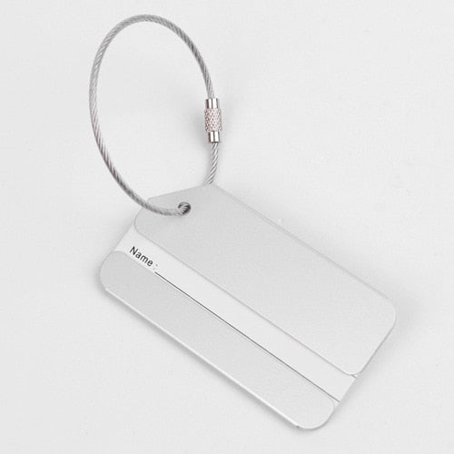 New Fashion Luggage Tags Aluminium Alloy Women Men Travel  Luggage  Suitcase  Name  Label Holder Travel Accessories