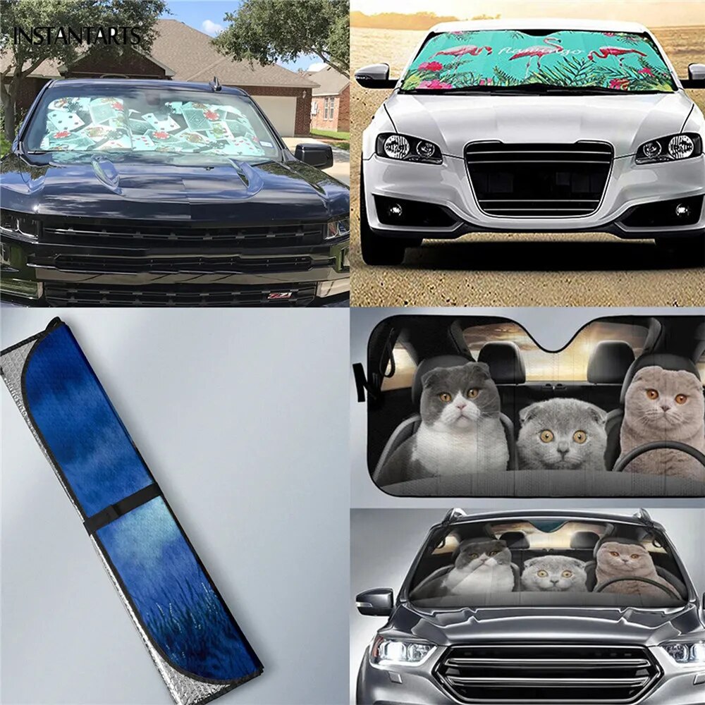 Sunshades Reflector Anti Uv Protector Evil Eyes Custom Car Sunshade Sun Shade Universal Summer 2022hot Sale