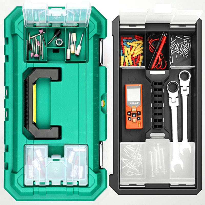 Portable Empty Tool Box Large-capacity Storage Boxs Parts Organizer Hard Case Multifunctional Suitcase Screwdriver Toolbox