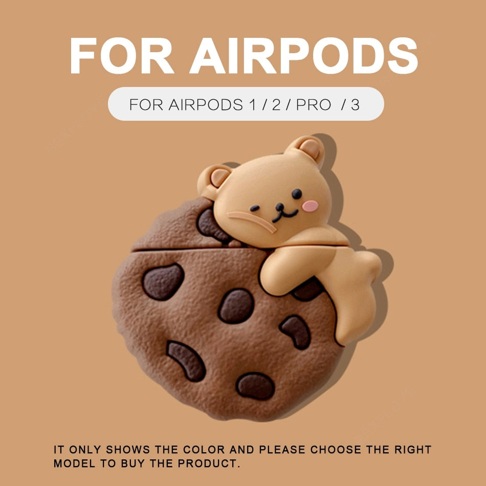 3D Hearphone Case For Airpods 2 3 Pro 1 Case Silicone Cute Earphone Cover for Apple Air Pods Pro 2 3 1 Earpods Case Charging BOX