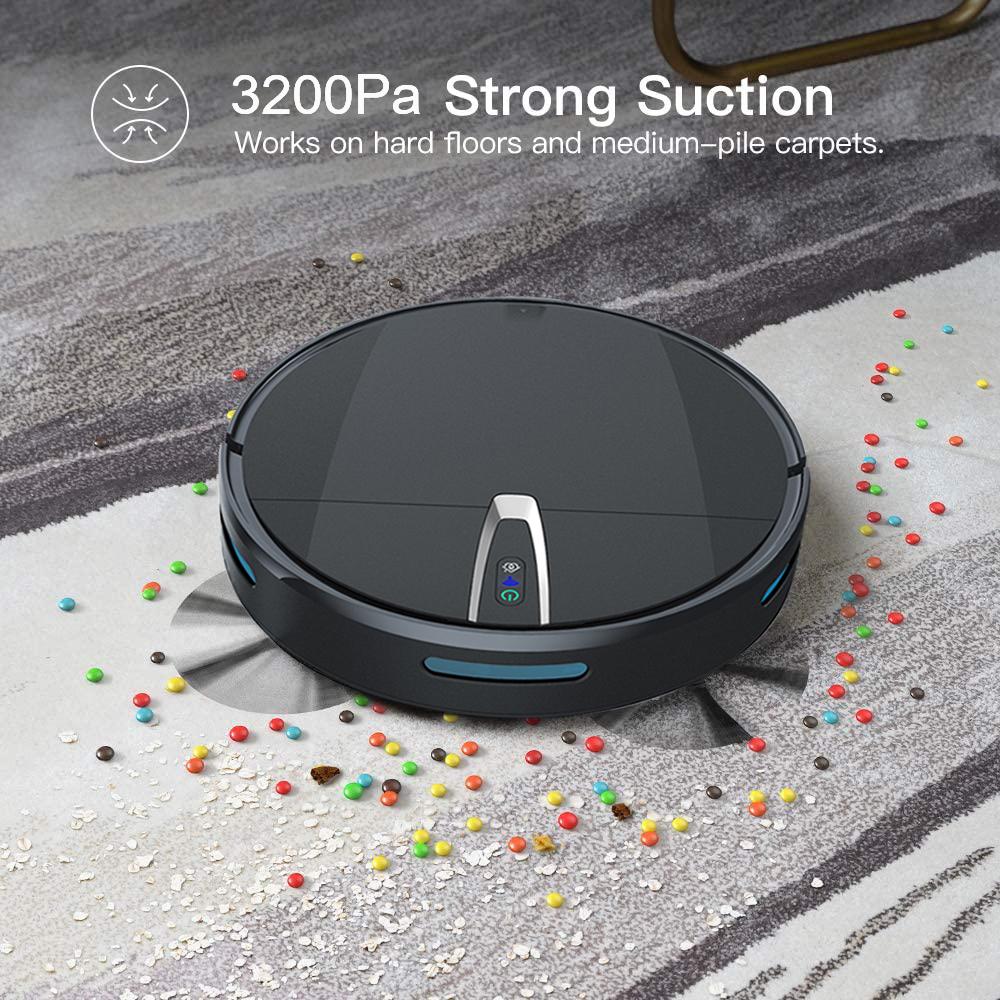 Robot Vacuum Cleaner Smart 3800PA Wireless WIFI Remote Control Autocharge Sweeping Machine Floor Cleaning Dry&Wet Vacuum cleaner