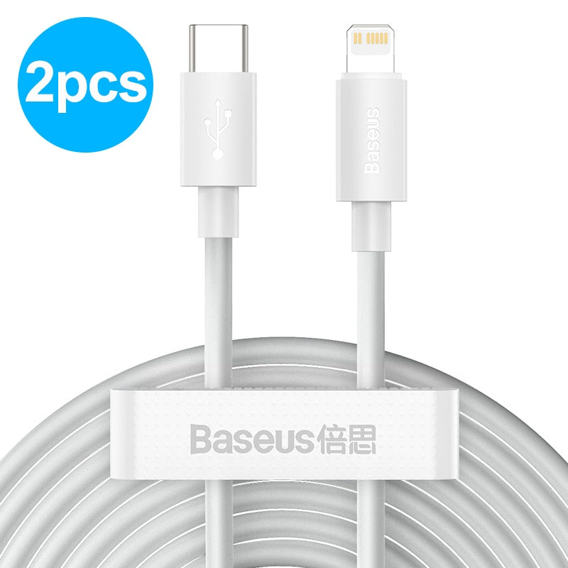 Baseus USB C Cable for iPhone 14 13 12 11 Pro Max PD Fast Charge USB C to Lighting Cable for iPhoneCharger Data USB Type C Cable