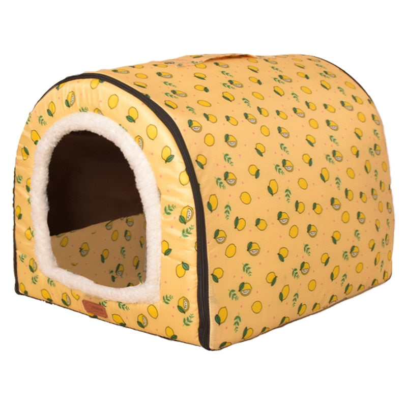 New Warm Dog House Comfortable Print Stars Kennel Mat For Pet Puppy Top Quality Foldable Cat Sleeping Bed cama para cachorro