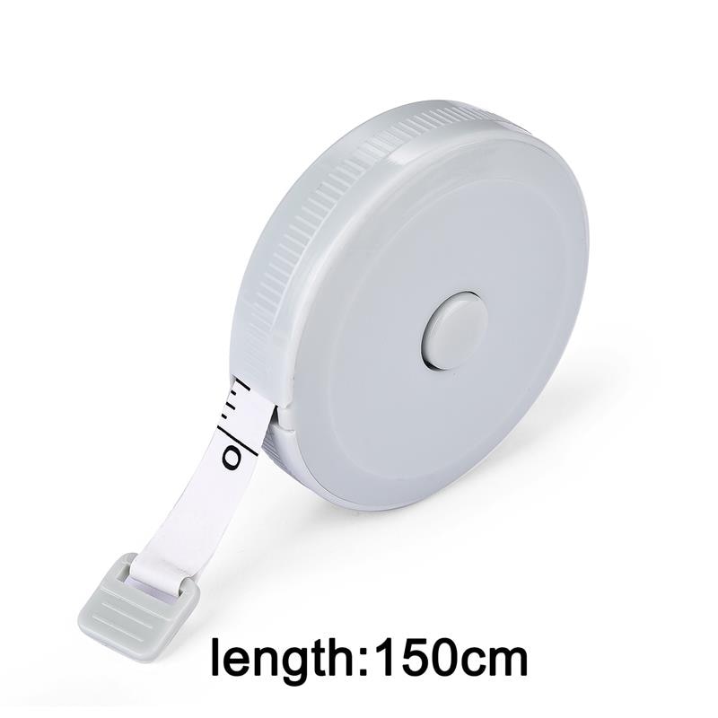 1.5/2m Soft Tape Measure Double Scale Automatic Telescopic Ruler Sewing Tailor Craft Rule Body Clothes Measuring Measuring Tools