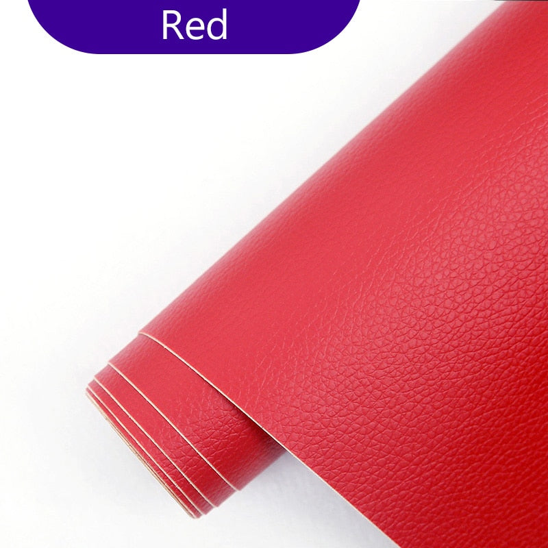 Self Adhesive Leather for Sofa Repair Patch Furniture Table Chair Sticker Seat Bag Shoe Bed Fix Mend PU Artificial Leather Skin