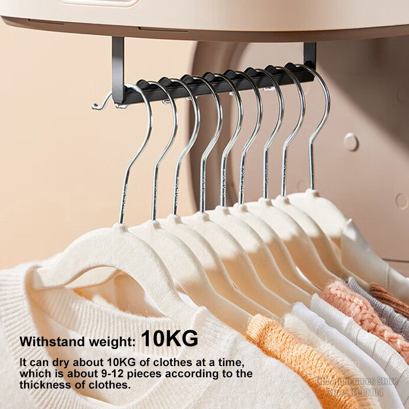 DAEWOO Portable Electric Clothes Dryer Mini Foldable Warm Air Baby Cloth Drying Machine Hanging Laundry Clothing Rack For Home