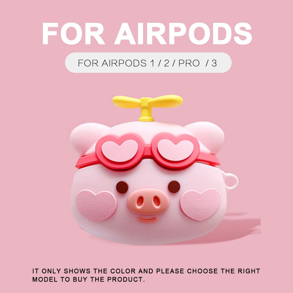 3D Hearphone Case For Airpods 2 3 Pro 1 Case Silicone Cute Earphone Cover for Apple Air Pods Pro 2 3 1 Earpods Case Charging BOX