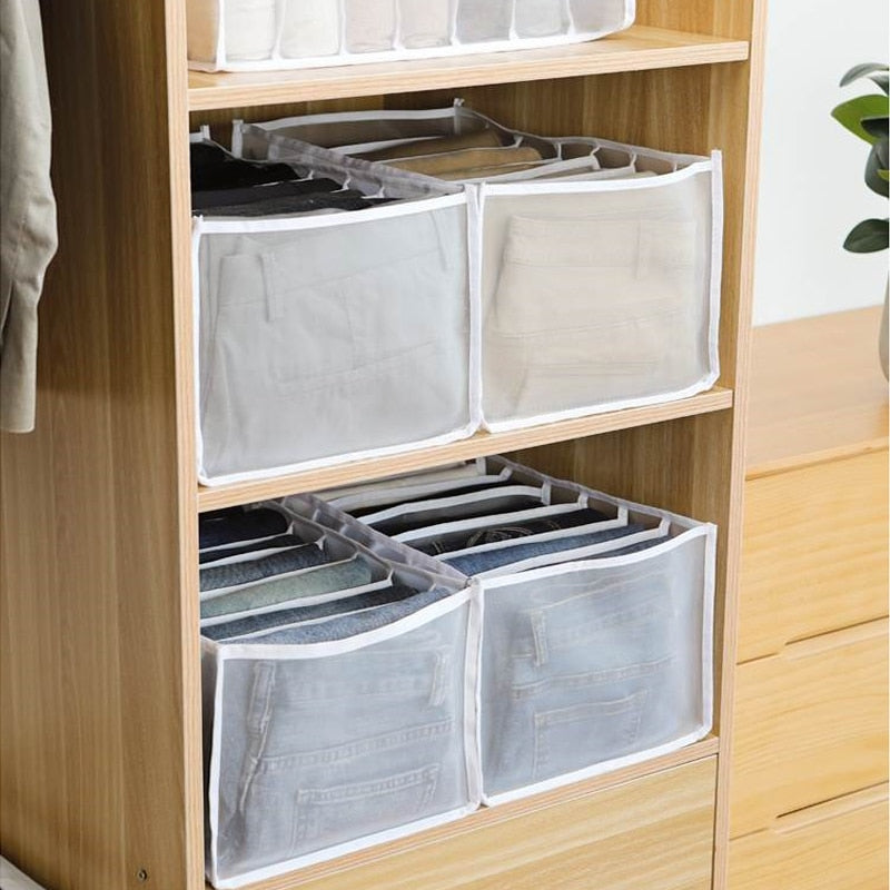 Foldable Drawer Compartment Storage for Socks, Underwear, Bras, Ties, and Baby Clothes with Sock Organizer Drawer Divider