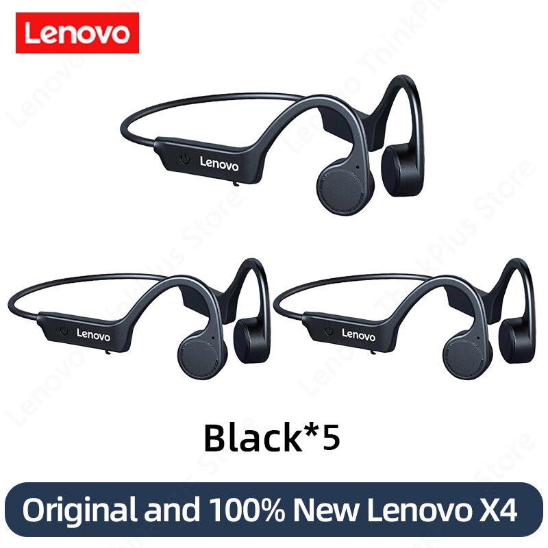 Lenovo Wireless Headphones Bluetooth Earphones X3 X4 X5 X3 Pro Headset Hifi Wireless Earbuds With Microphone Waterproof Earpods