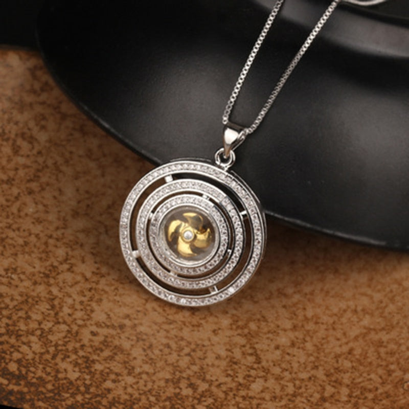 New Arrival AAA Cubic Zirconia Pave Gold Silver Color Crystal Necklace Women's Jewelry.