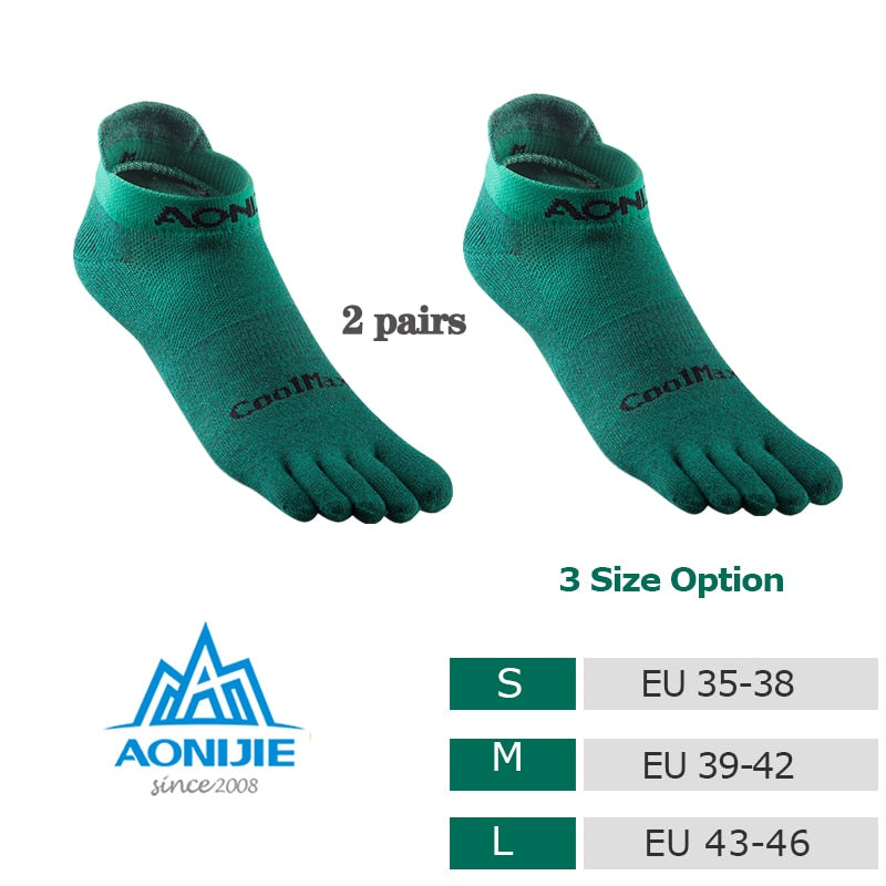 Toe Socks 2019 New CoolSpec Run Lightweight No-show Blister prevention Five Fingers Running Basketball Yoga Socks Men