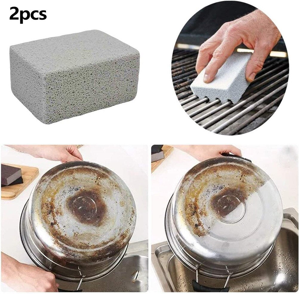 5pc Pumice Stones Water Cleaning Pumice Scouring Pad Grey Pumice Stick Cleaner For Toilet Cleaner Brush Tile Sinks Bathtubs