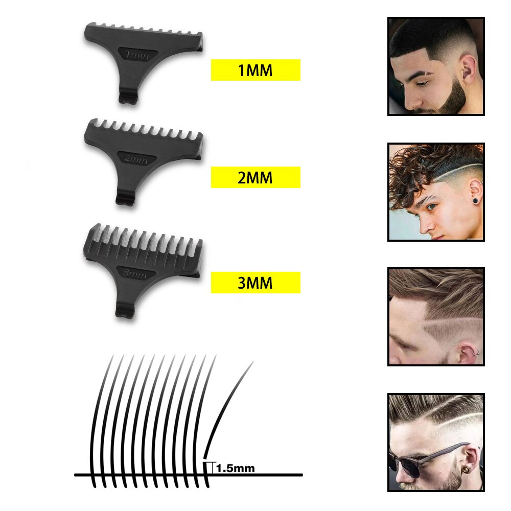 Hair Clipper Professional Cutter High Power Vintage T9 USB Hair Cutting Machine Trimmer for Men Cordless Beard Trimmer Barber