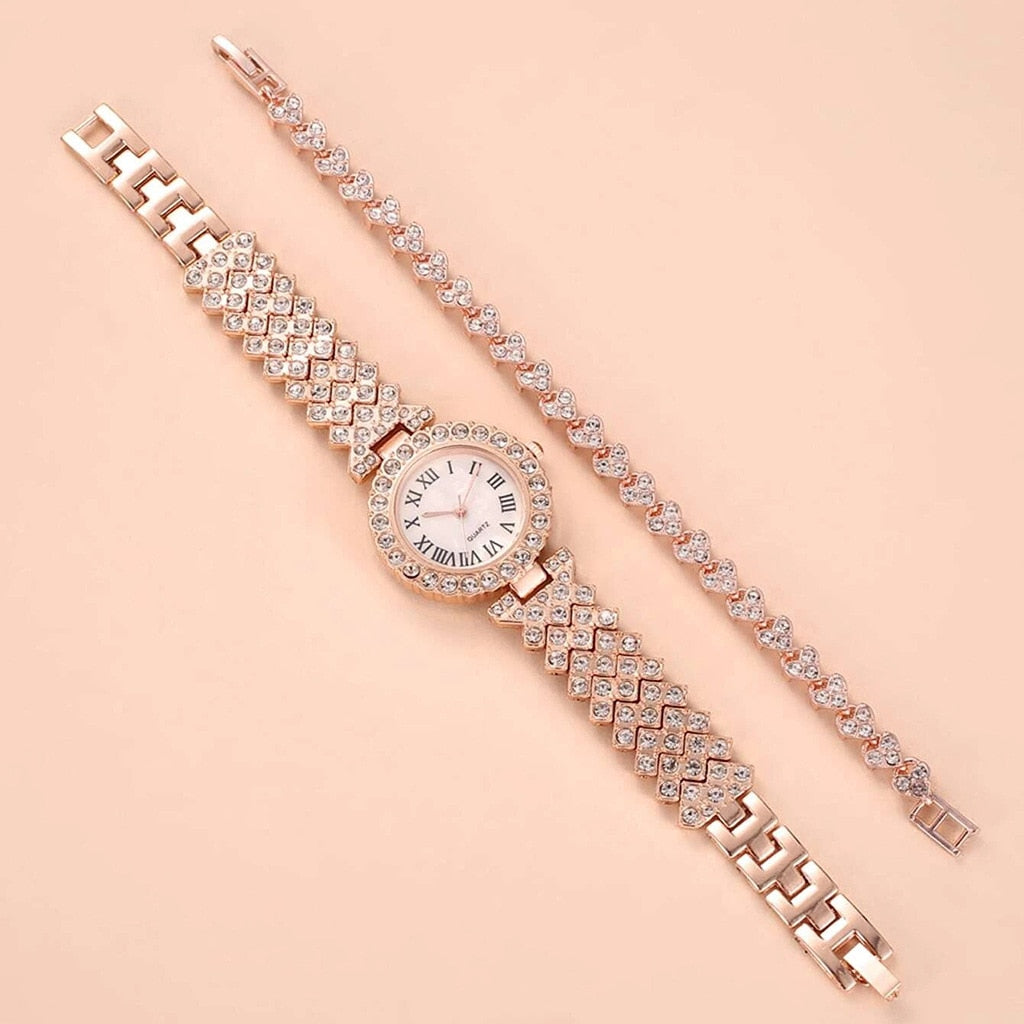 Watch for Women Watches 2023 Best Selling Products Luxury Watch Luxury Brand Reloj Mujer Watch Bracelet Set Diamond Steel Band