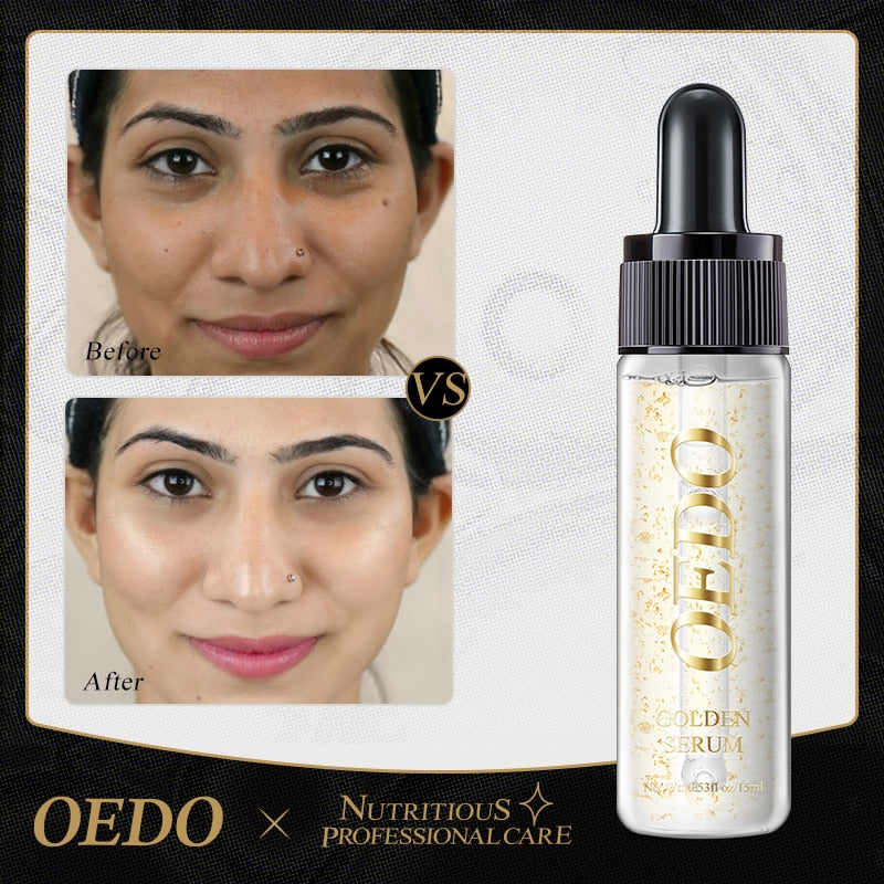 OEDO Gold liquid Moisturizing Serum Facial Plant Skin Care Anti Aging Anti Wrinkle Whitening Cream Facial Treatment Essence