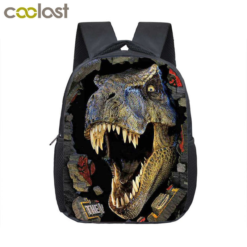 12 Inch Animals Dinosaur Backpacks Dinos Children School Bags Baby Toddler Bag Boys Backpack for Kids Kindergarten Bags Gift