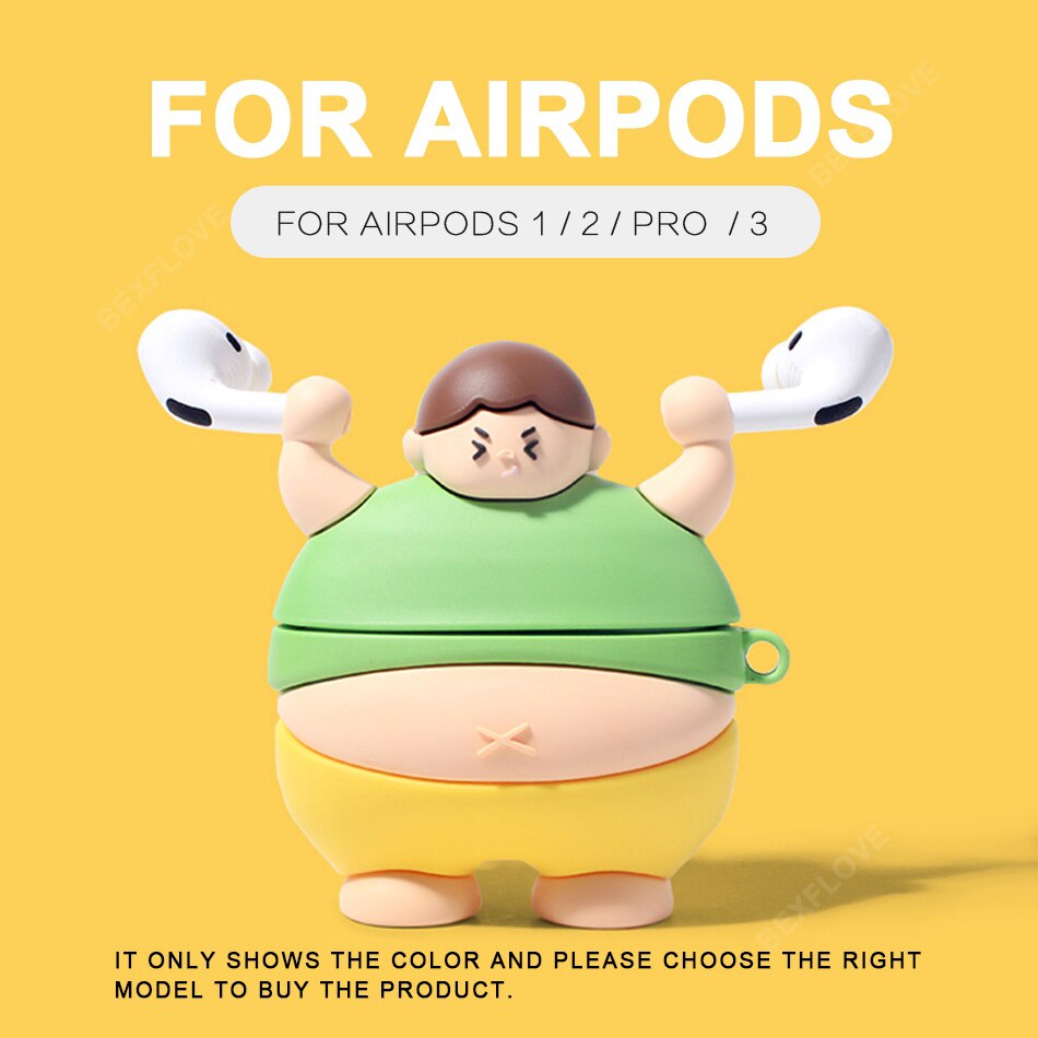 3D Hearphone Case For Airpods 2 3 Pro 1 Case Silicone Cute Earphone Cover for Apple Air Pods Pro 2 3 1 Earpods Case Charging BOX