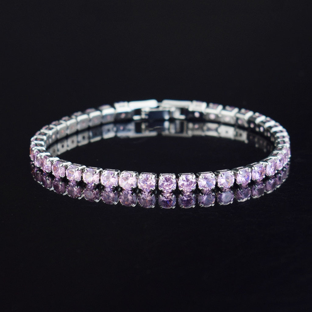 4mm Micro-inlaid Zircon Tennis Bracelet for Women 2021 New  Men Bracelet Homme Jewelry Accessories Wholesale