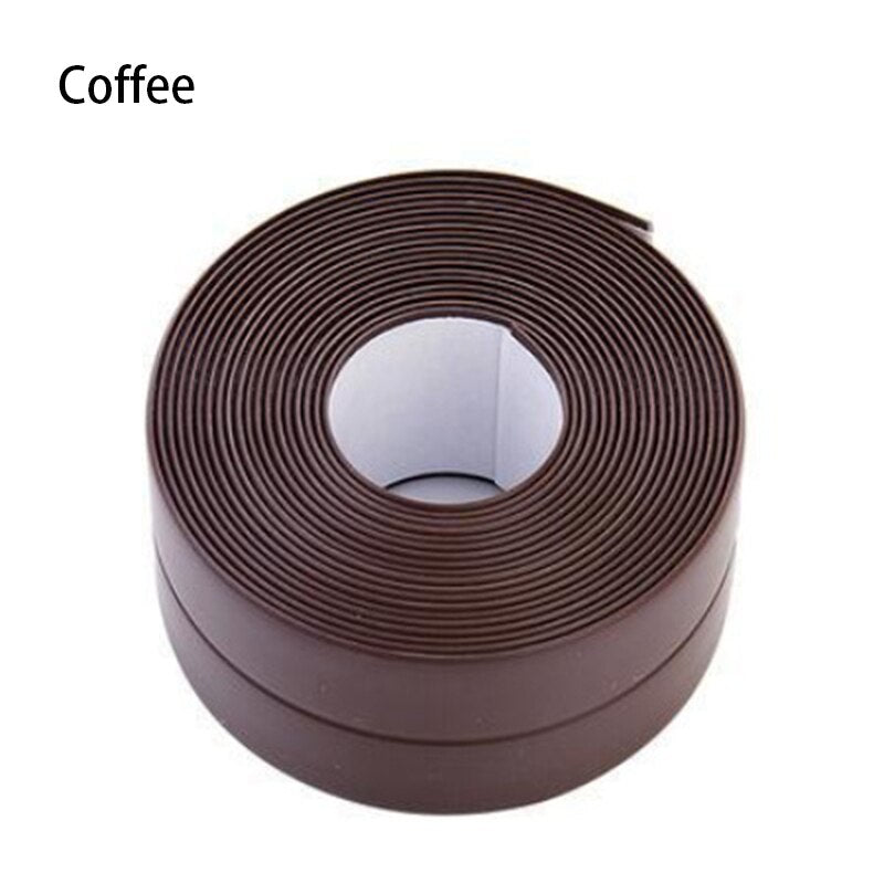 Kitchen Mildewproof Waterproof Stickers Bathroom Toilet Corner Line Tape Beauty Seam Paste Self-Adhesive Sealing Strip Wallpaper