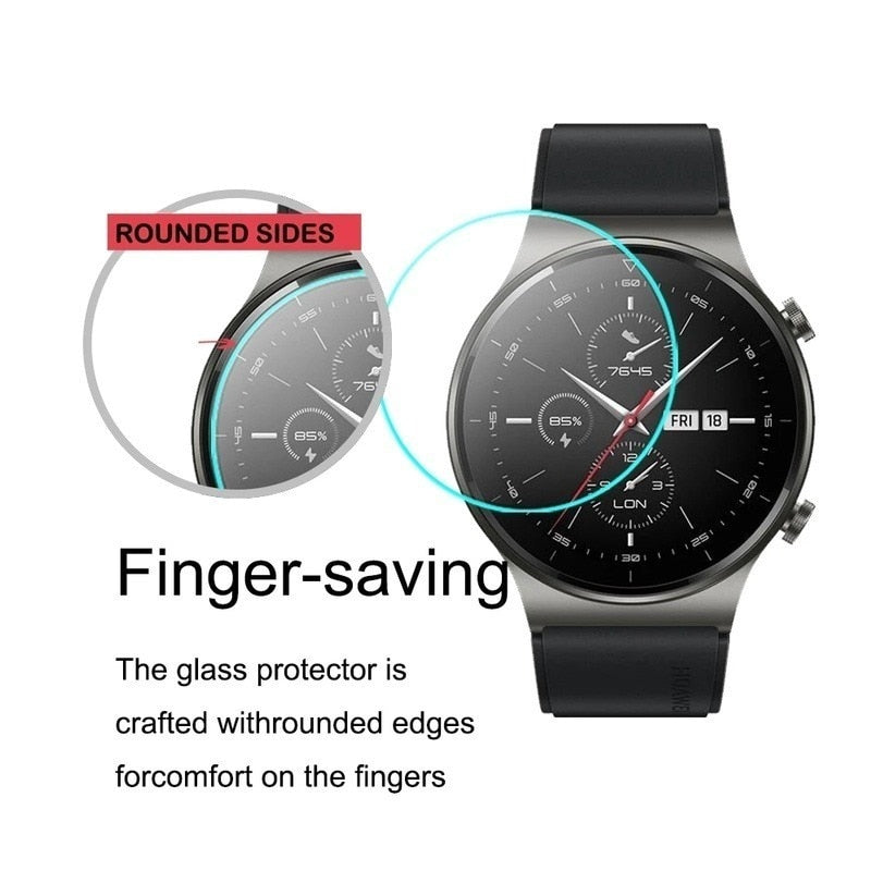 Tempered Glass for Huawei Watch GT 2 3 GT2 GT3 Pro 46mm GT Runner Smartwatch Screen Protector Explosion-Proof Film Accessories