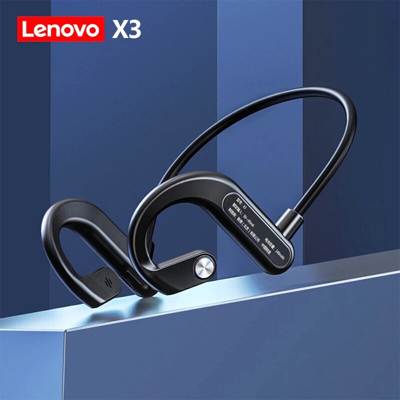 Lenovo Wireless Headphones Bluetooth Earphones X3 X4 X5 X3 Pro Headset Hifi Wireless Earbuds With Microphone Waterproof Earpods