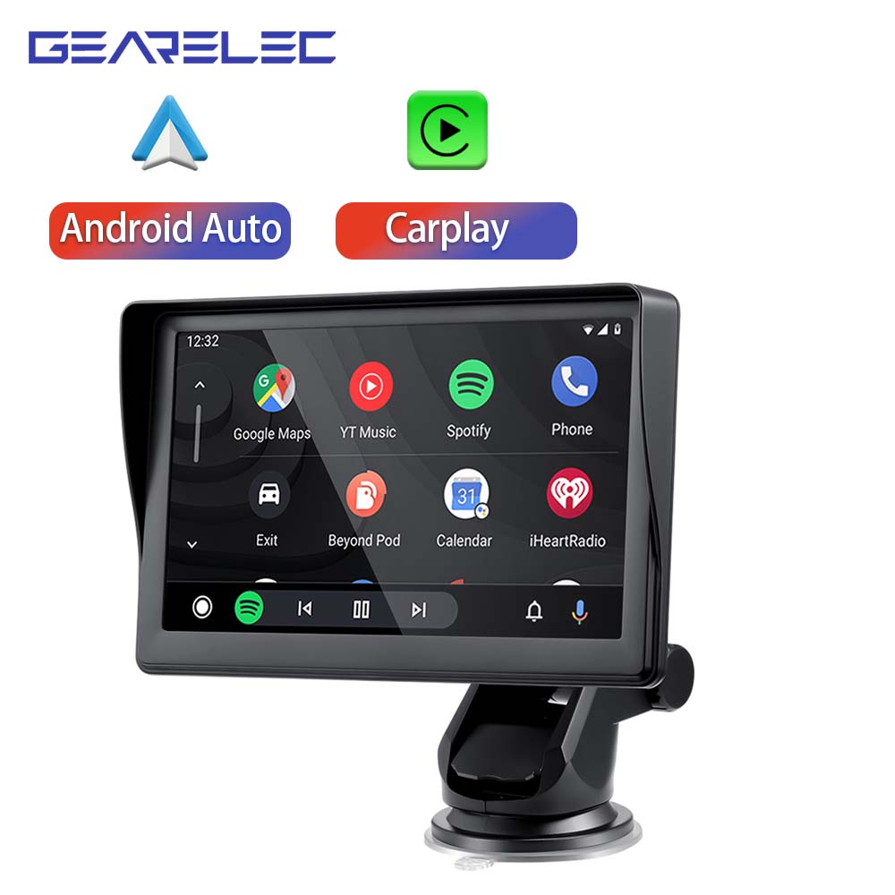 Universal 7inch Car Radio Multimedia Video Player Portable Wireless Apple CarPlay Android Auto Touch Screen For BMW VW KIA