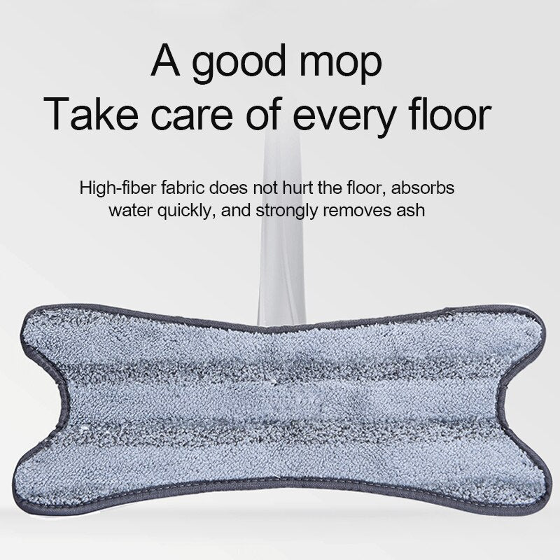 Accessories Rotating mop replacement head X shape mop replacement cloth floor mop head Microfiber cloth microfiber mop pads 1PC