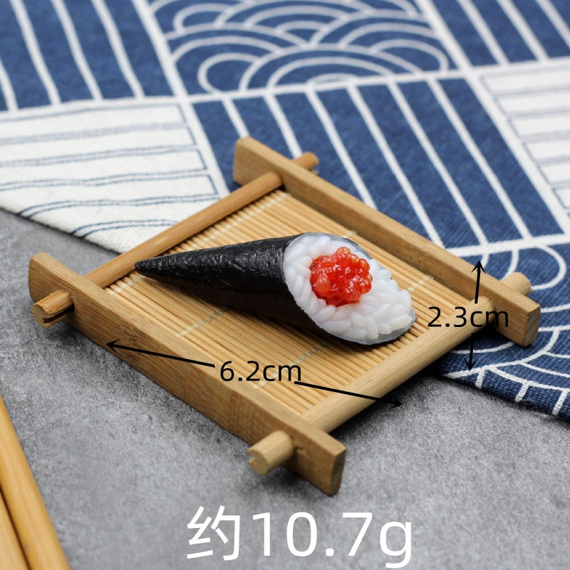 Japanese Food Fake Sushi Salmon Seaweed Rice Food Model Decoration Japanese Restaurant Kitchen Photography Props Home Decor