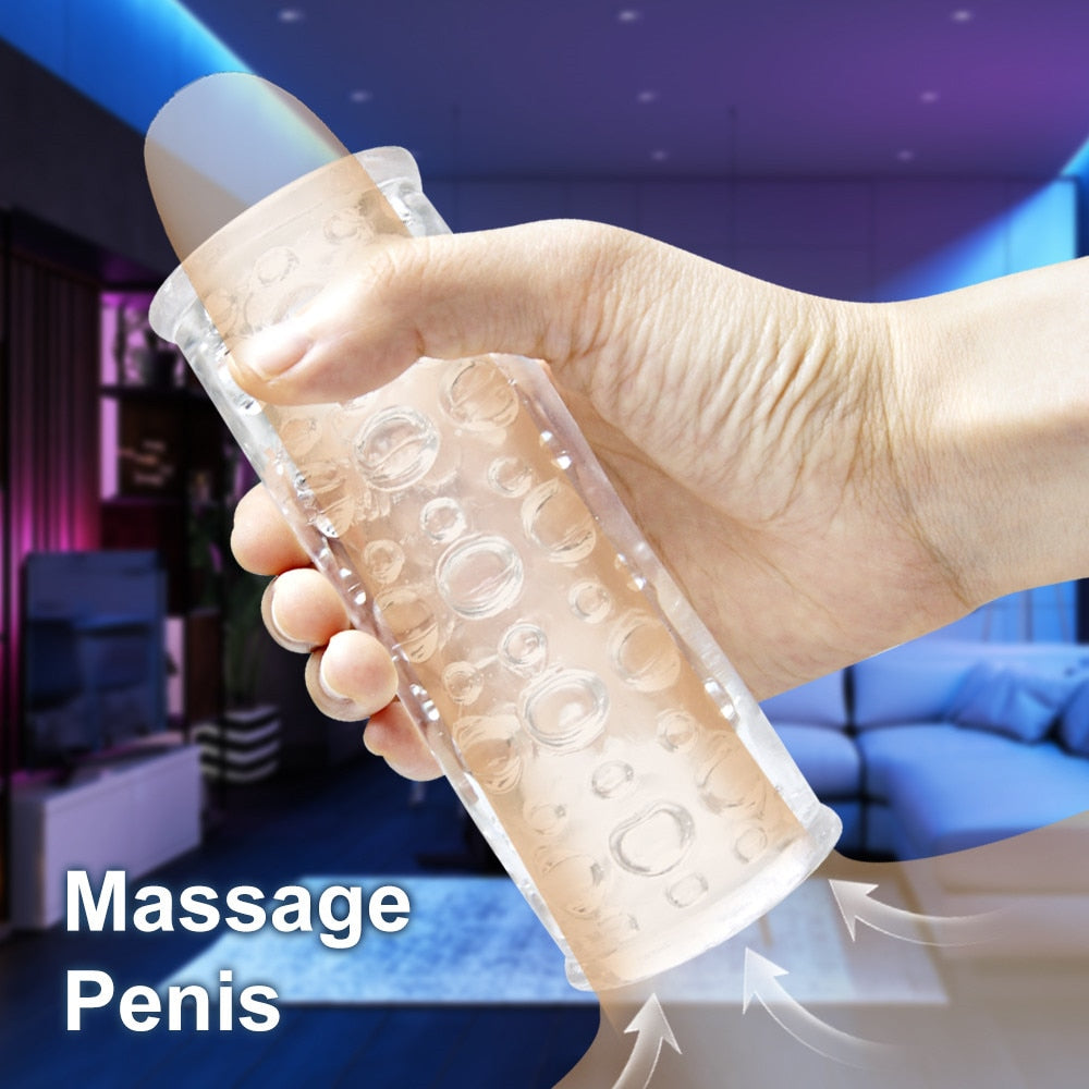 Reusable Vacuum Pocket Pussy Realistic Vagina for Men Anal Male Masturbator Pocket Masturbatings Machine Erotic Adult Products