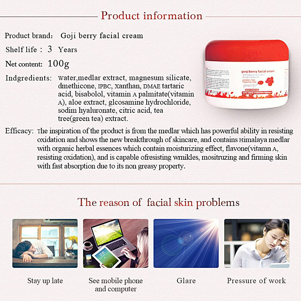 Face Cream Anti Wrinkle Anti Aging Moisturizing Skin Whitening Facial Skin Care