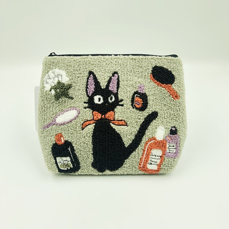 Cute Totoro Coin Purse Anime Kiki's Delivery Service Cartoon Handbag Tote Clutch Fashion Makeup Bag Storage Portable Bags purse