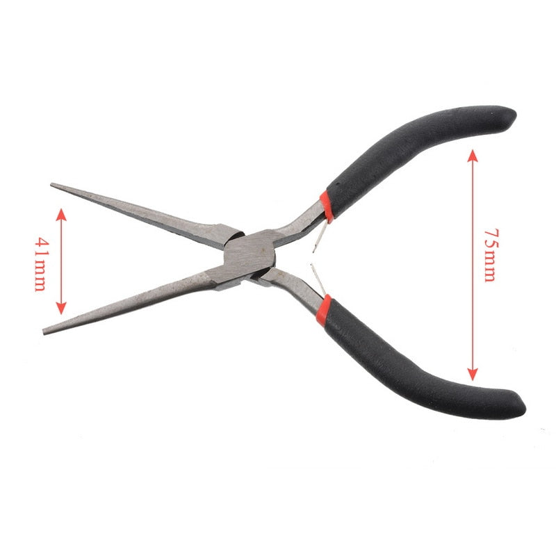 Hoomall Black Handle Multi-function Long Nose Pliers For Cutting Clamping Stripping Electrician Repair Hand Tools High Quality